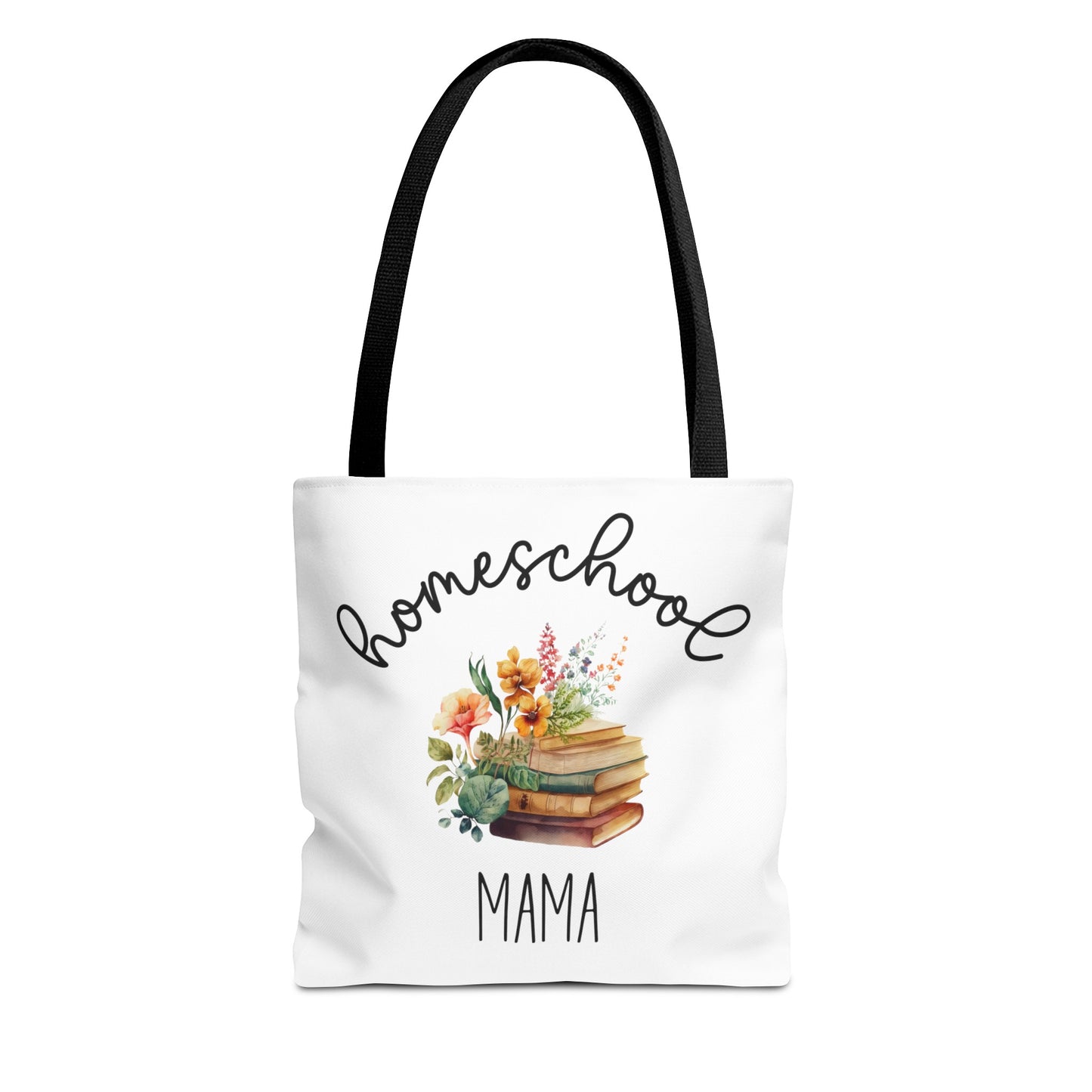 Homeschool Mama Tote Bag, Homeschool Tote Bag, Homeschooling Gift, Reusable Bag, Farmers Market Tote Bag, Homeschool Mom Gift, Library Bag