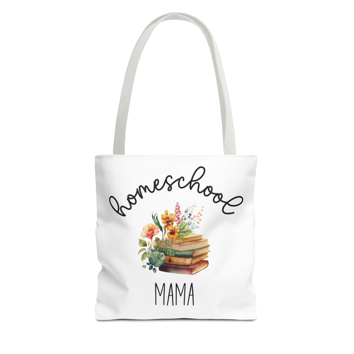 Homeschool Mama Tote Bag, Homeschool Tote Bag, Homeschooling Gift, Reusable Bag, Farmers Market Tote Bag, Homeschool Mom Gift, Library Bag