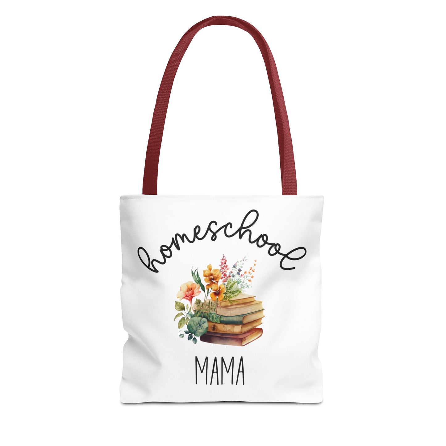 Homeschool Mama Tote Bag, Homeschool Tote Bag, Homeschooling Gift, Reusable Bag, Farmers Market Tote Bag, Homeschool Mom Gift, Library Bag