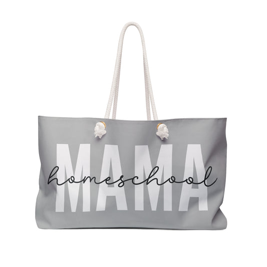 Homeschool Mama Bag, Homeschool Bag, Homeschooling Gift, Reusable Bag, Oversized Homeschool Bag, Homeschool Mom Gift, Library Bag, Mom Gift