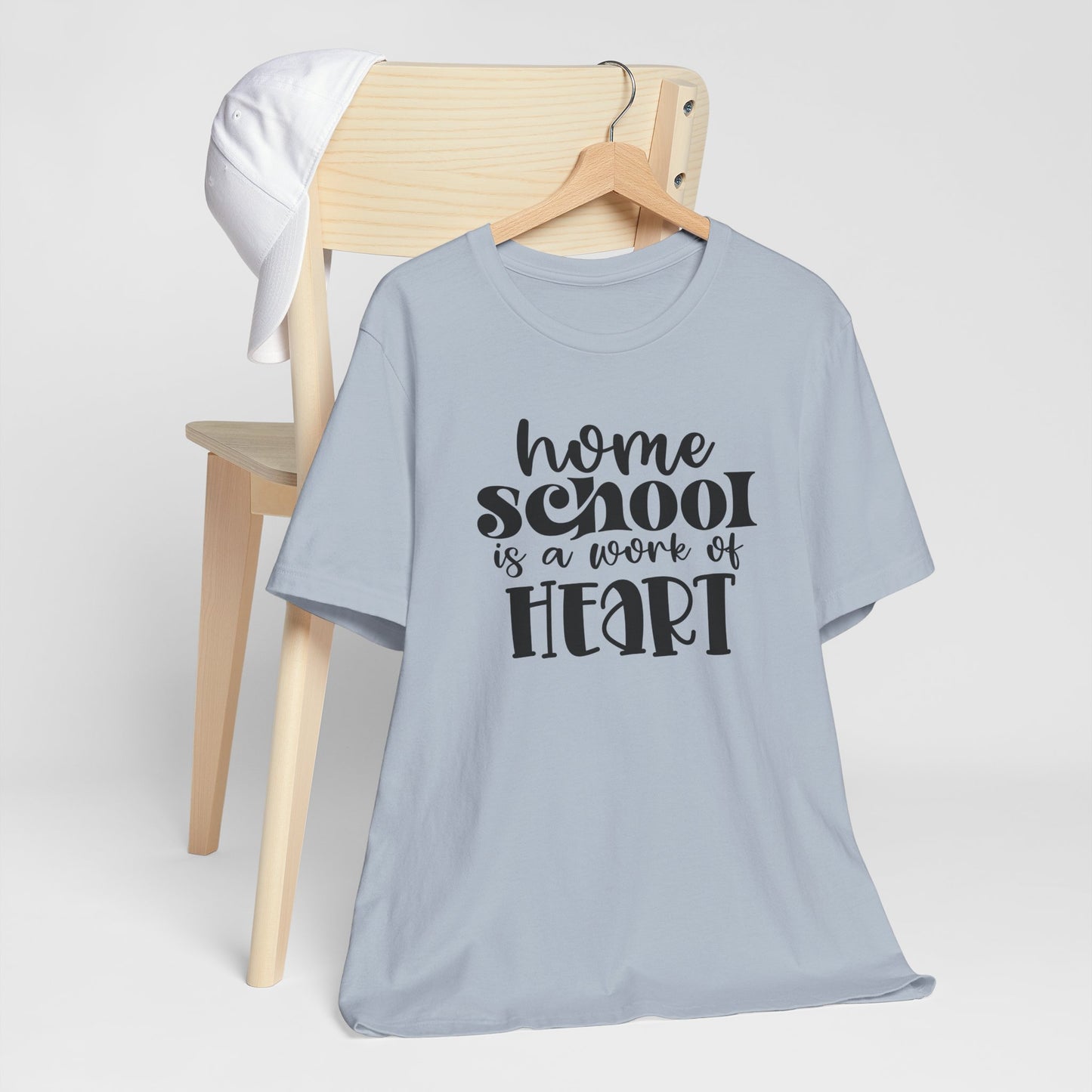 Homeschool Is A Work of Heart, Cute Homeschool Mom Shirt, Tshirt for Homeschooling Mama, Homeschool Mom Shirt, Gift for Mom, Shirt for Mom