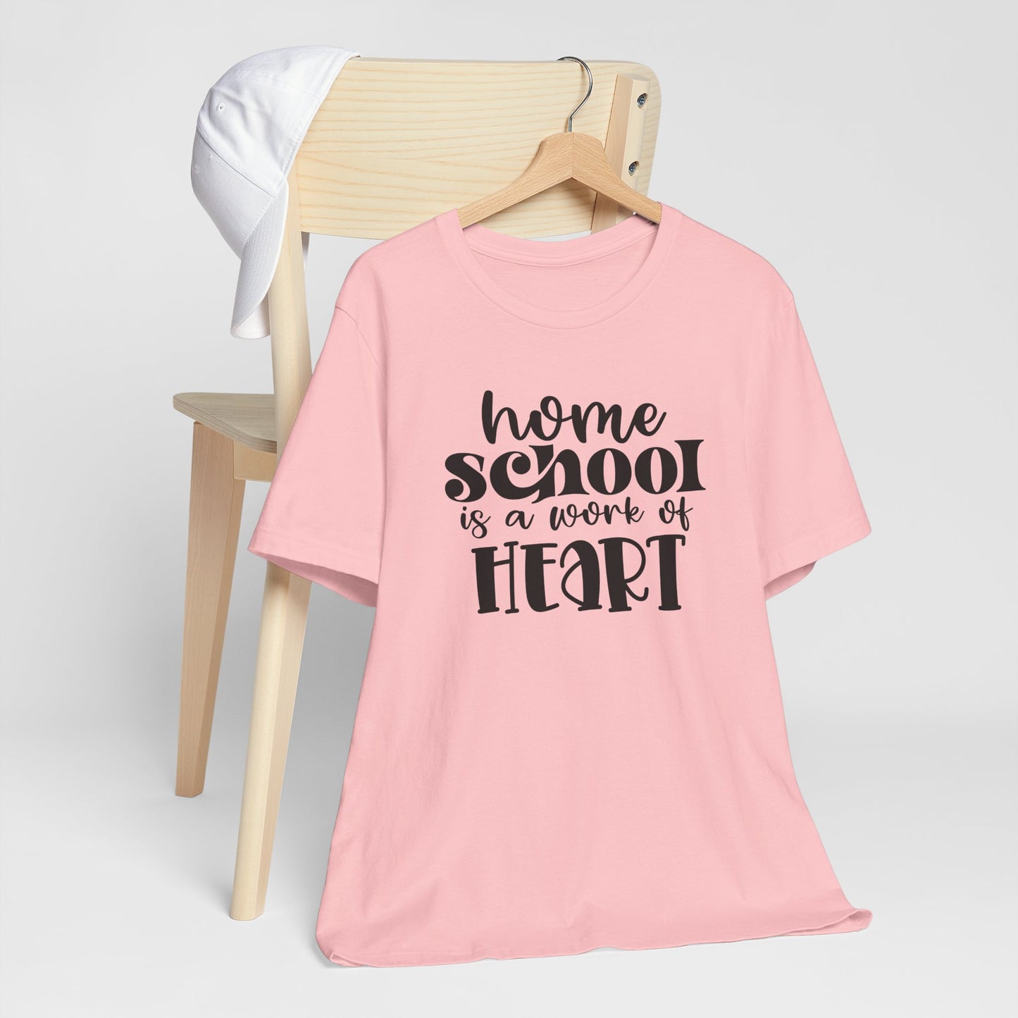 Homeschool Is A Work of Heart, Cute Homeschool Mom Shirt, Tshirt for Homeschooling Mama, Homeschool Mom Shirt, Gift for Mom, Shirt for Mom