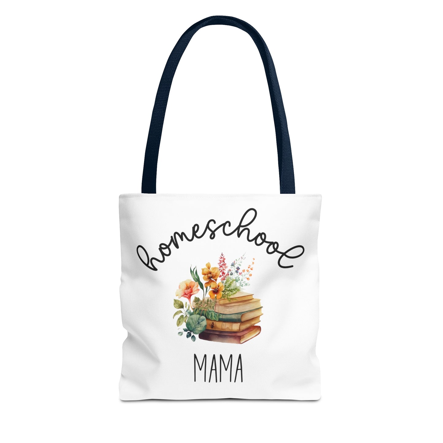 Homeschool Mama Tote Bag, Homeschool Tote Bag, Homeschooling Gift, Reusable Bag, Farmers Market Tote Bag, Homeschool Mom Gift, Library Bag