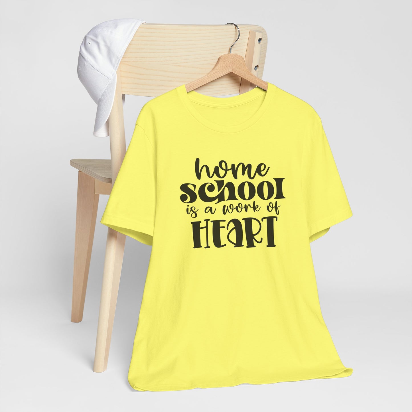 Homeschool Is A Work of Heart, Cute Homeschool Mom Shirt, Tshirt for Homeschooling Mama, Homeschool Mom Shirt, Gift for Mom, Shirt for Mom